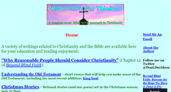 Desktop Screenshot of christianityforthinkers.com